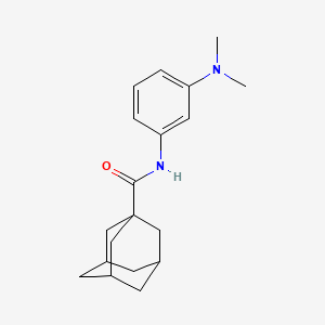 molecular formula C19H26N2O B5381605 N-[3-(dimethylamino)phenyl]adamantane-1-carboxamide 