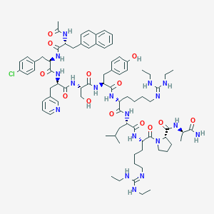 molecular formula C80H113ClN18O13 B053836 Ganirelix CAS No. 124904-93-4