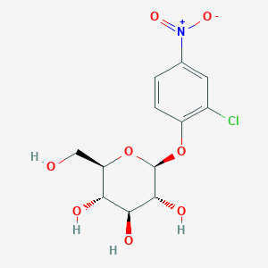(2S,3R,4S,5S,6R)-2-(2-Chloro-4-nitrophenoxy)-6-(hydroxymethyl)tetrahydro-2H-pyran-3,4,5-triol