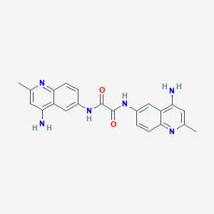 N,N'-Bis(4-amino-2-methyl-6-quinolinyl)oxamide