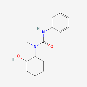 molecular formula C14H20N2O2 B5385573 N-(2-hydroxycyclohexyl)-N-methyl-N'-phenylurea 