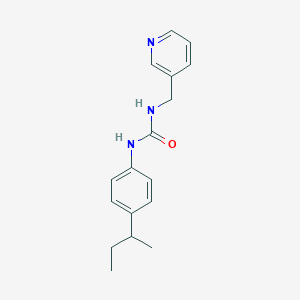 molecular formula C17H21N3O B5385650 N-[4-(SEC-BUTYL)PHENYL]-N'-(3-PYRIDYLMETHYL)UREA 