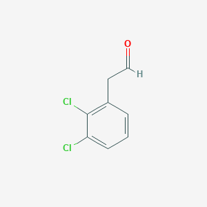 molecular formula C8H6Cl2O B053857 2-(2,3-Dichlorophenyl)acetaldehyde CAS No. 114686-81-6