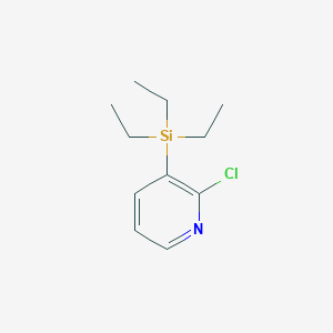 molecular formula C11H18ClNSi B053864 2-Chloro-3-(triethylsilyl)pyridine CAS No. 123506-74-1