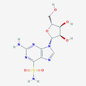 molecular formula C10H14N6O6S B053865 Sulfonosine CAS No. 123002-39-1