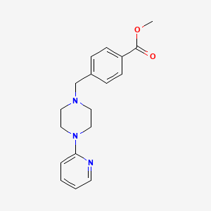 molecular formula C18H21N3O2 B5386806 Methyl 4-[(4-pyridin-2-ylpiperazin-1-yl)methyl]benzoate 