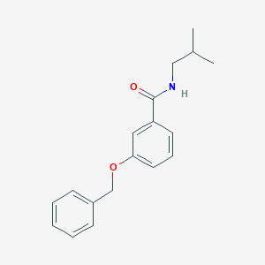 molecular formula C18H21NO2 B5388105 3-(benzyloxy)-N-isobutylbenzamide 