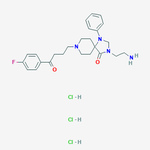 3-(2-Aminoethyl)-8-(3-(4-fluorobenzoyl)propyl)-4-oxo-1-phenyl-1,3,8-triazaspiro(4.5)decan-4-one