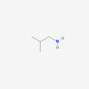 molecular formula C4H11N<br>(CH3)2CHCH2NH2<br>C4H11N B053898 异丁胺 CAS No. 78-81-9