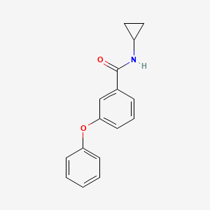 molecular formula C16H15NO2 B5389879 N-cyclopropyl-3-phenoxybenzamide 