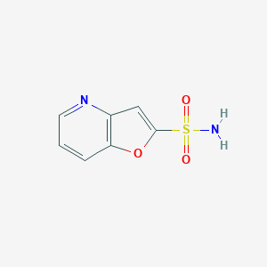 molecular formula C7H6N2O3S B053899 Furo[3,2-b]pyridine-2-sulfonamide CAS No. 122534-72-9
