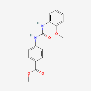 molecular formula C16H16N2O4 B5389934 Methyl 4-{[(2-methoxyphenyl)carbamoyl]amino}benzoate 