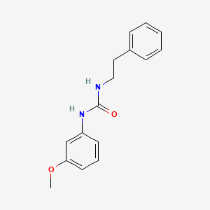 molecular formula C16H18N2O2 B5390180 N-(3-METHOXYPHENYL)-N'-PHENETHYLUREA 