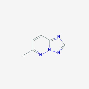 molecular formula C6H6N4 B053903 6-Methyl-[1,2,4]triazolo[1,5-B]pyridazine CAS No. 114448-72-5