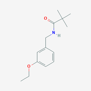 molecular formula C14H21NO2 B5390320 N-(3-ethoxybenzyl)-2,2-dimethylpropanamide 