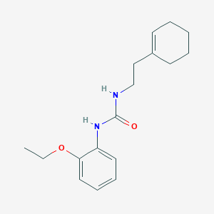 molecular formula C17H24N2O2 B5390420 N-[2-(1-CYCLOHEXENYL)ETHYL]-N'-(2-ETHOXYPHENYL)UREA 