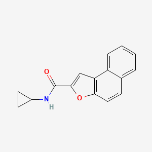 molecular formula C16H13NO2 B5390855 N-cyclopropylnaphtho[2,1-b]furan-2-carboxamide 