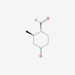 (1R,2R)-2-Methyl-4-oxocyclohexane-1-carbaldehyde