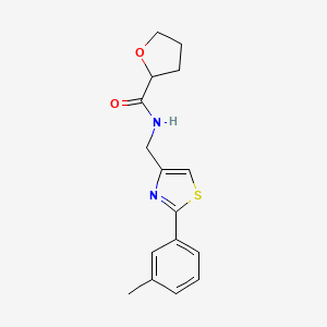 molecular formula C16H18N2O2S B5391467 N-{[2-(3-methylphenyl)-1,3-thiazol-4-yl]methyl}tetrahydro-2-furancarboxamide 