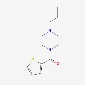 molecular formula C12H16N2OS B5391788 (4-ALLYLPIPERAZINO)(2-THIENYL)METHANONE 