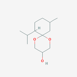 1,5-Dioxaspiro[5.5]undecan-3-ol, 10-methyl-7-(1-methylethyl)-