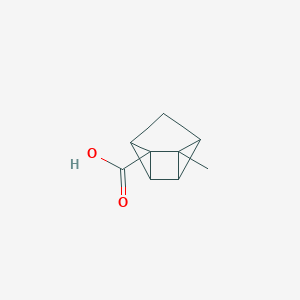 Tetracyclo[3.2.0.02,7.04,6]heptane-1-carboxylic acid, 5-methyl-(9CI)