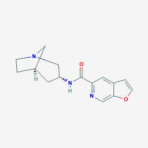 molecular formula C15H17N3O2 B539346 Unii-U4Y54D5P9L 