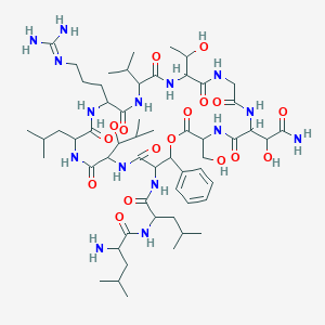 molecular formula C57H95N15O17 B053936 Katanosin A CAS No. 116103-86-7