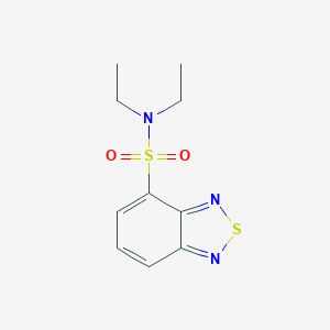 molecular formula C10H13N3O2S2 B053944 N,N-Diethyl-2,1,3-benzothiadiazole-4-sulfonamide CAS No. 123708-42-9