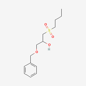 molecular formula C14H22O4S B5394619 1-Butylsulfonyl-3-phenylmethoxypropan-2-ol 