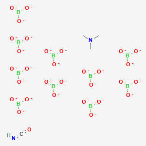 Isocyanato(trimethylamino)octahydrodecaborate