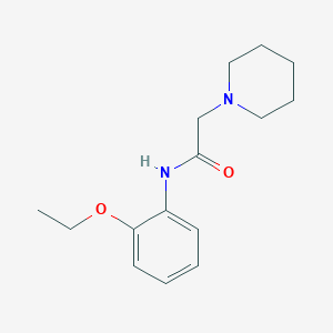 molecular formula C15H22N2O2 B5395598 N-(2-ethoxyphenyl)-2-(piperidin-1-yl)acetamide 