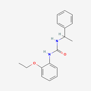 molecular formula C17H20N2O2 B5395612 1-(2-Ethoxyphenyl)-3-(1-phenylethyl)urea 