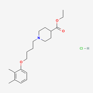 molecular formula C20H32ClNO3 B5396335 Ethyl 1-[4-(2,3-dimethylphenoxy)butyl]piperidine-4-carboxylate;hydrochloride 