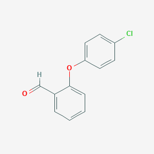 molecular formula C13H9ClO2 B053968 2-(4-氯苯氧基)苯甲醛 CAS No. 111826-11-0