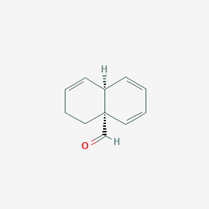 molecular formula C11H12O B053971 4a(4H)-Naphthalenecarboxaldehyde, 3,8a-dihydro-, (4aS-cis)-(9CI) CAS No. 123289-82-7