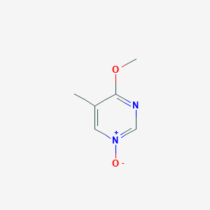 molecular formula C6H8N2O2 B053973 4-Methoxy-5-methylpyrimidine 1-oxide CAS No. 114969-58-3