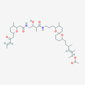 molecular formula C42H70N2O9 B053978 Bistratene B CAS No. 120853-14-7