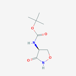tert-butyl N-[(4S)-3-oxo-1,2-oxazolidin-4-yl]carbamate