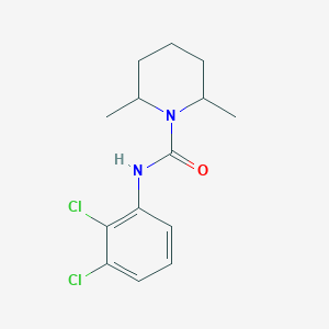 molecular formula C14H18Cl2N2O B5398303 N-(2,3-dichlorophenyl)-2,6-dimethylpiperidine-1-carboxamide 