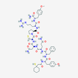 Argipressin, beta mercapto-beta,beta-cyclopentamethylenepropionic acid(1)-O-methyl-tyr(2)-tyrnh2(9)-