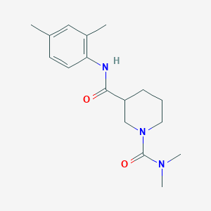 molecular formula C17H25N3O2 B5399068 N~3~-(2,4-dimethylphenyl)-N~1~,N~1~-dimethylpiperidine-1,3-dicarboxamide 