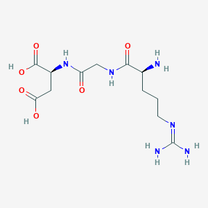 molecular formula C12H22N6O6 B053996 AB-3PRGD2 CAS No. 119865-10-0