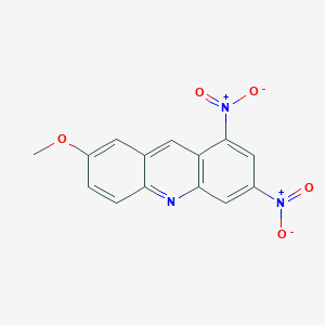 molecular formula C14H9N3O5 B5399787 7-methoxy-1,3-dinitroacridine 