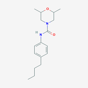 molecular formula C17H26N2O2 B5399854 N-(4-butylphenyl)-2,6-dimethylmorpholine-4-carboxamide 