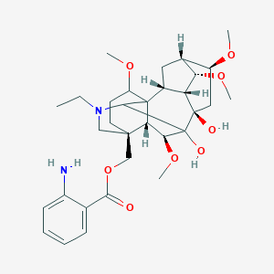 molecular formula C32H46N2O8 B000054 Anthranoyllycoctonine CAS No. 22413-78-1