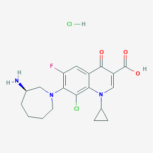 molecular formula C19H22Cl2FN3O3 B000540 Besifloxacin hydrochloride CAS No. 405165-61-9