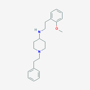 molecular formula C22H30N2O B5400541 N-[2-(2-methoxyphenyl)ethyl]-1-(2-phenylethyl)piperidin-4-amine 