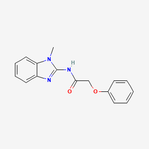 molecular formula C16H15N3O2 B5401090 N-(1-methyl-1H-benzimidazol-2-yl)-2-phenoxyacetamide 