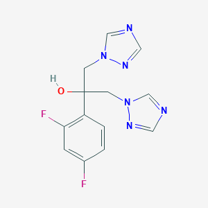 molecular formula C13H12F2N6O B054011 Fluconazole CAS No. 123631-92-5